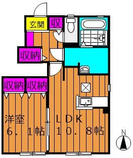 B101号室