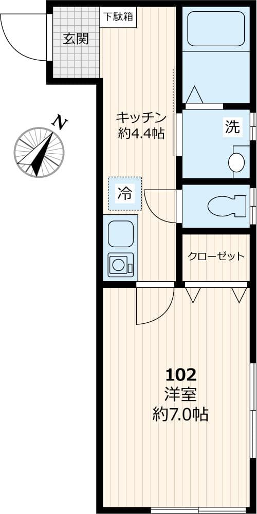 102号室